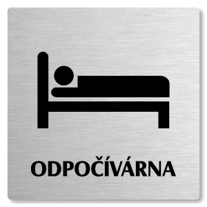 Odpočívárna, 80x80mm, stříbrná, Nevada